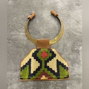 NWT Orjinal Brand Kilim Patch Pendant Necklace